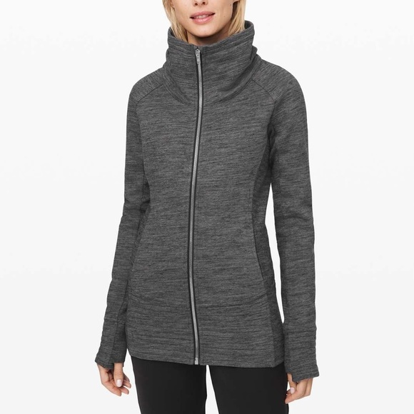 Lululemon Radiant Jacket II Heathered Core Dark Grey Women’s Size 6 - Picture 2 of 14